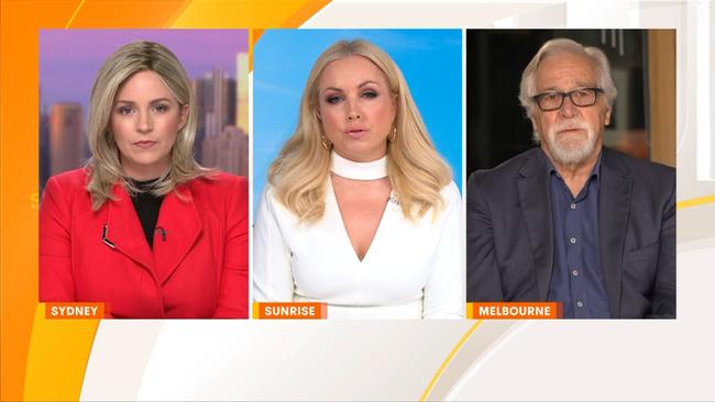 Western Sydney Women Amanda Rose and radio star Neil Mitchell joined Monique Wright on Sunrise on Thursday, speaking about mowing your neighbours lawn. 