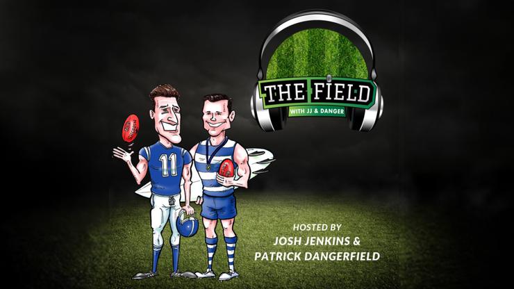 Nothing is off limits with Patrick Dangerfield and Josh Jenkins.