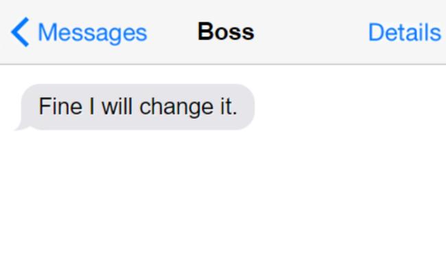 After the employee threatened to quit, the boss agreed to distribute the night shifts equally among the team.