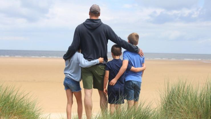 This picture of William with his children Charlotte, Louis and George was taken by Catherine, the Princess of Wales. 