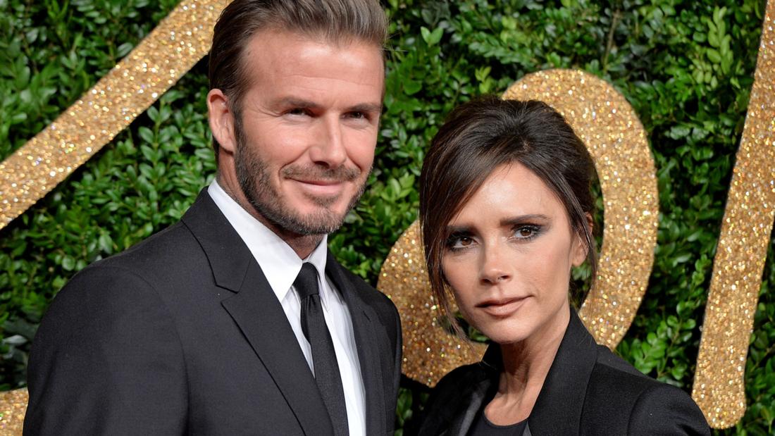 LONDON, ENGLAND - NOVEMBER 23:  David Beckham and Victoria Beckham attend the British Fashion Awards 2015 at London Coliseum on November 23, 2015 in London, England.  (Photo by Anthony Harvey/Getty Images)