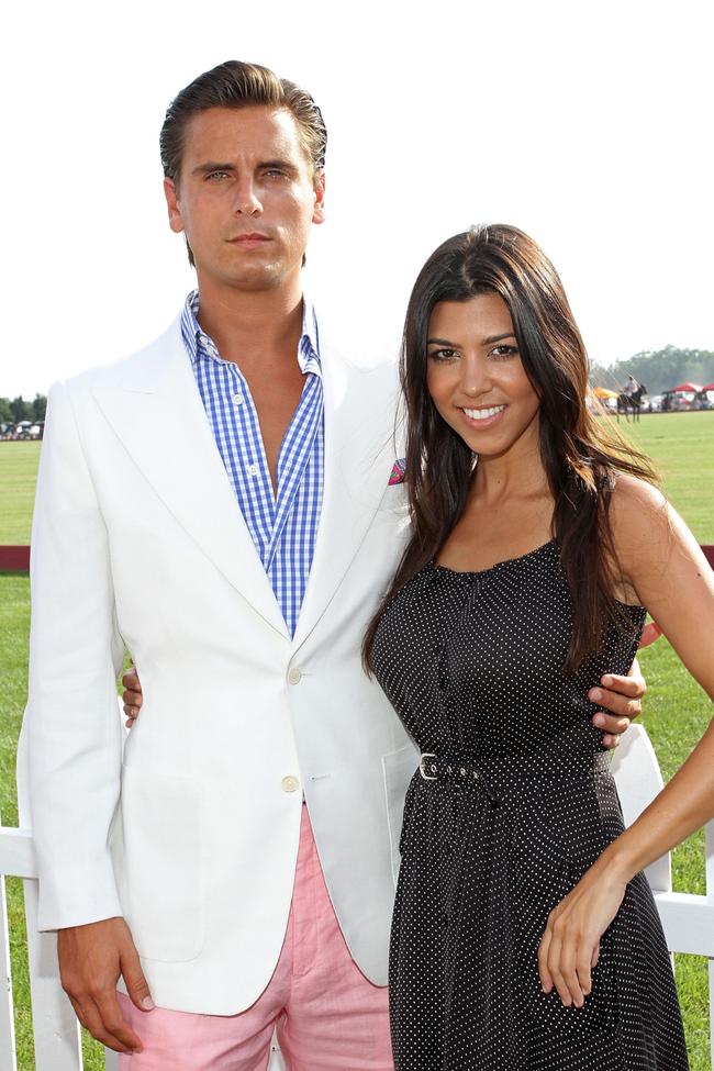 Scott Disick and Kourtney Kardashian in 2010. 